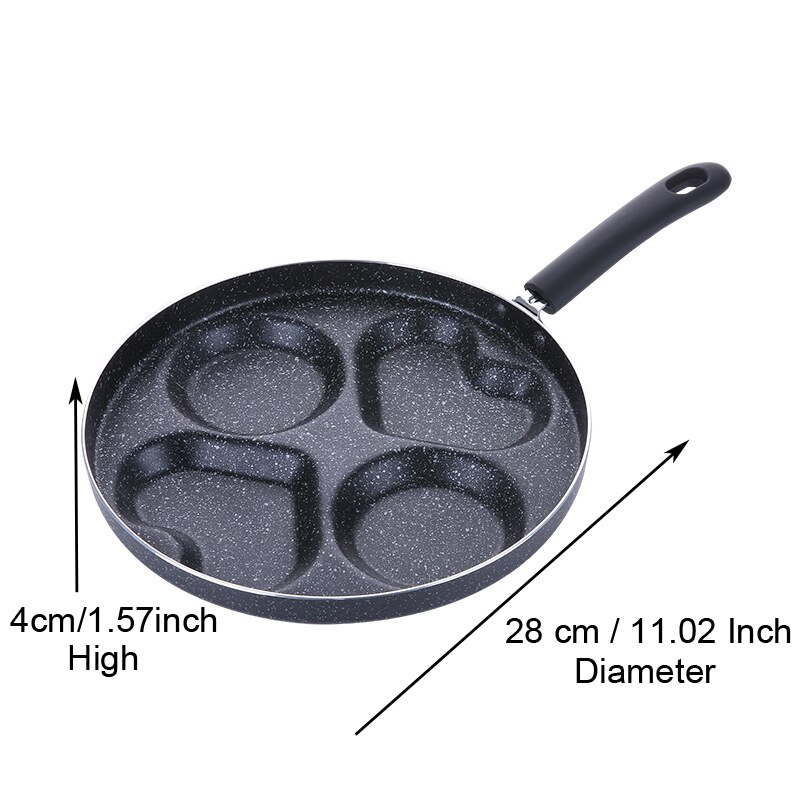 Non-stick Omelet Pan for Eggs Cake Ham Frying Pans No Oil-smoke Grill Pan Cooking Pot Kitchenware Tools