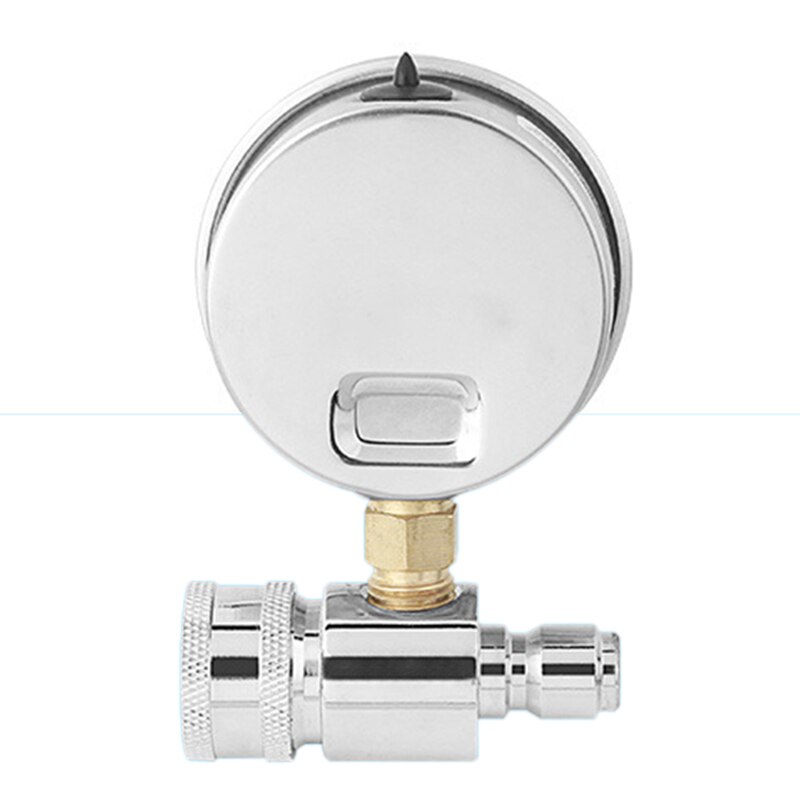 Pressure Washer Gauge Kit, 3/8 Inch Quick Connect, Universal Power ,Stainless Steel, 6000 PSI