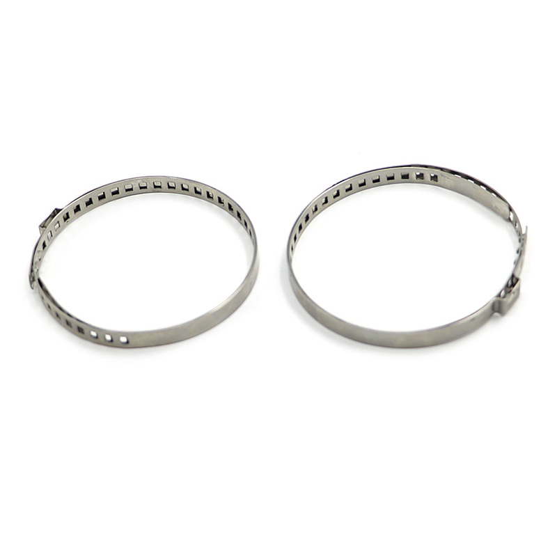 10 stk  / 20 stk universal justerbar aksel cv led boot crimp klemmer store &amp; små sæt rustfrit stål til bilkøretøj