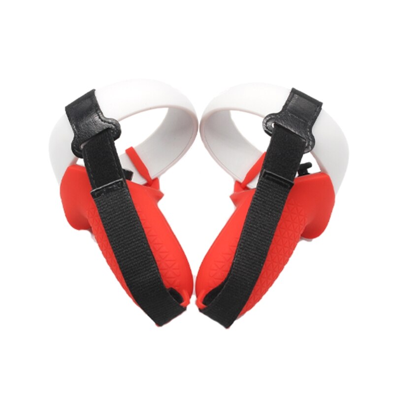 Half Protective Knuckle Strap Silicone Case Handle Grip Strap Grip Cover for Oculus-Quest 2 Touch Controller