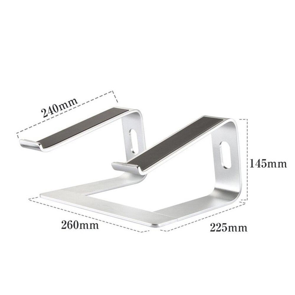 The Metal Aluminum Alloy Laptop Computer Portable Suspended Nano-Base Raised Cooling Frame