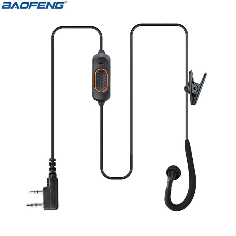 Baofeng 2 Stift K Typ Mic Mikrofon Kopfhörer Ohrhörer Headset Ohrhörer Kopfhörer Für Baofeng UV-5R S9 UV13 Profi Plus Walkie Talkie