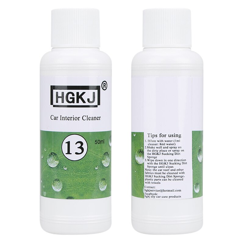 HGKJ-13 50Ml Autostoel Sofa Schoner Onderhoud Interieur Reinigen Leer Plastic Schuimmiddel Auto Accessoires