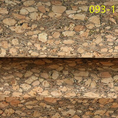 Meetee 90X137cm sacs de bricolage en tissu cuir liège naturel | 0.5mm d'épaisseur, chaussures, bagage artisanal fait à la main, matériel de décoration en Grain de bois, fourniture: 093-1