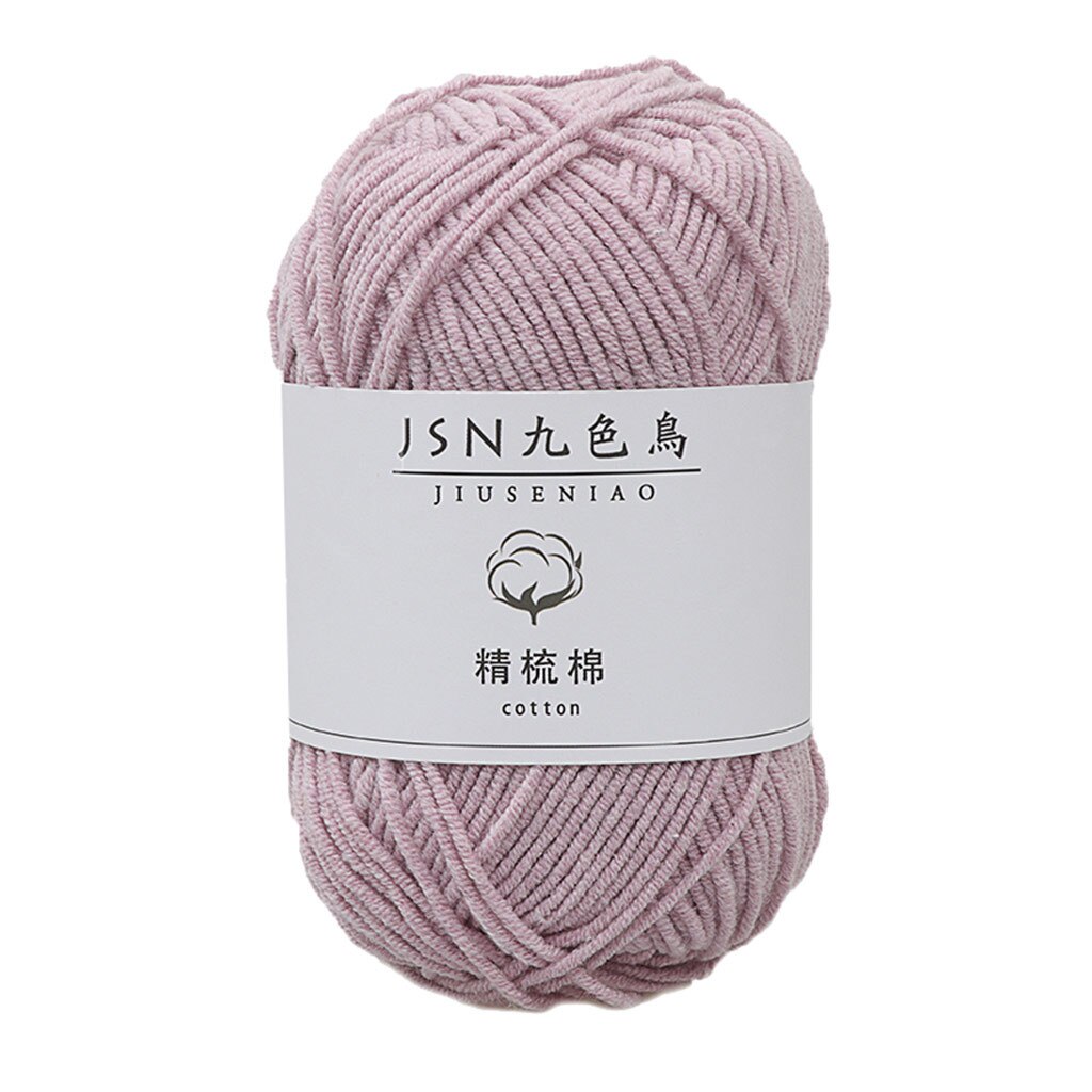 Milk Cotton 4 Strands Baby Line Diy Doll Cotton Thread Crochet Baby Wool: L