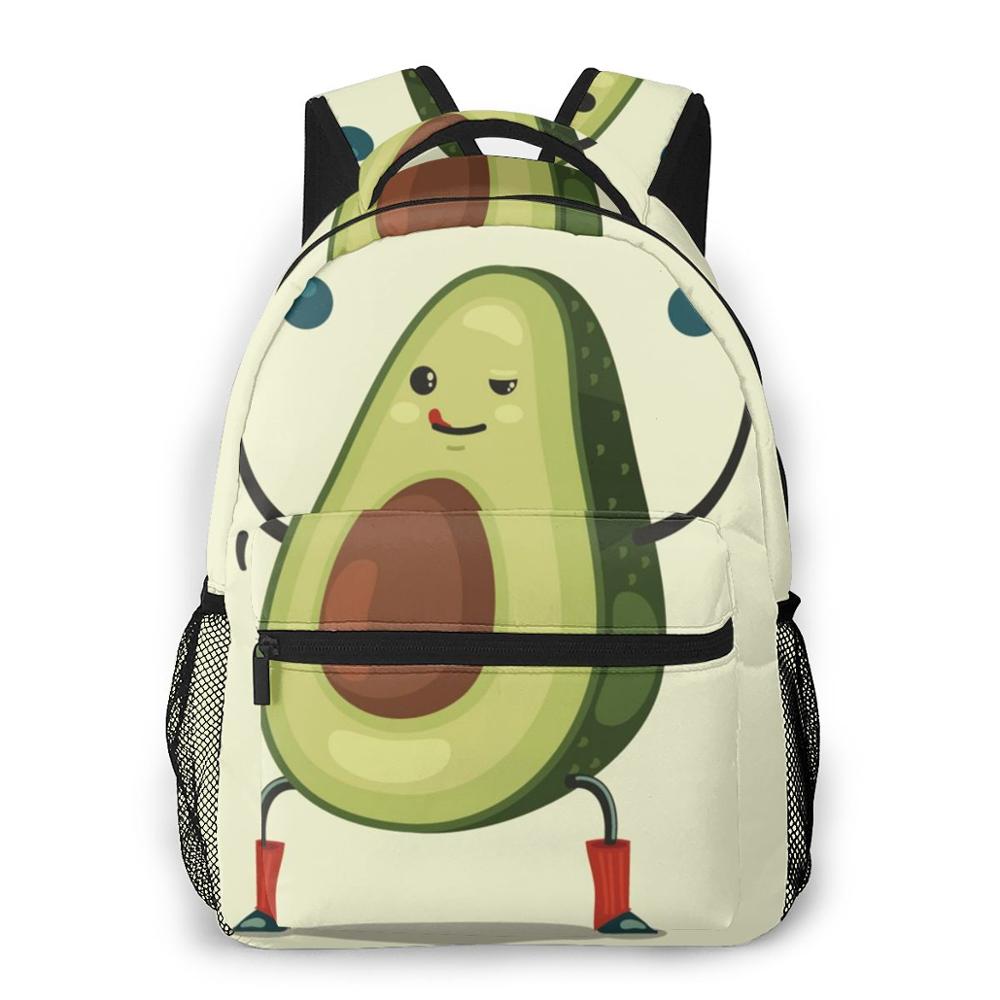 Backpack Women Backpack Shoulder Bag Avocado Pattern School Bag For Teenage Girl Children Backpacks Travel Bag: colour7