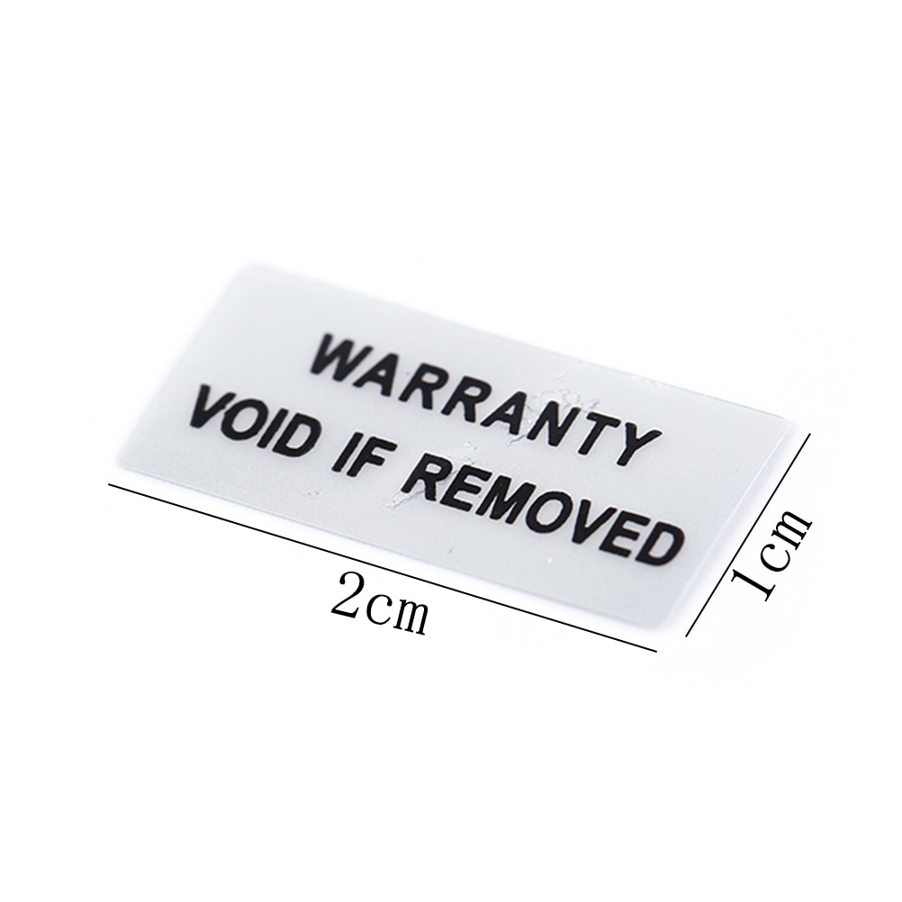 300 stks/partij Gedrukt Security Seals Verzegelde Garantie Void Labels Sticker Seals