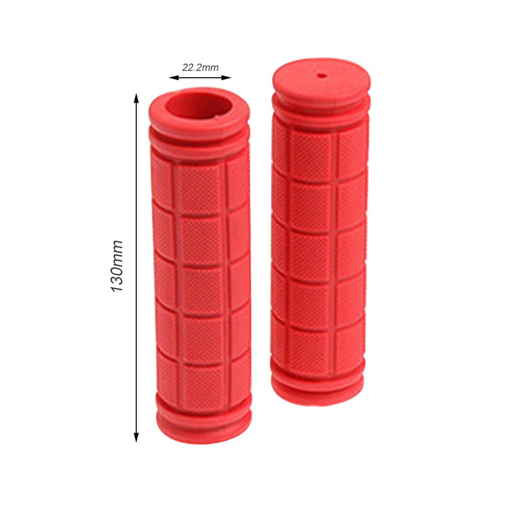 1 par 13cm cor de borracha apertos de bicicleta guiador conjunto mountain bike alça antiderrapante peças de alça de bicicleta equipamento
