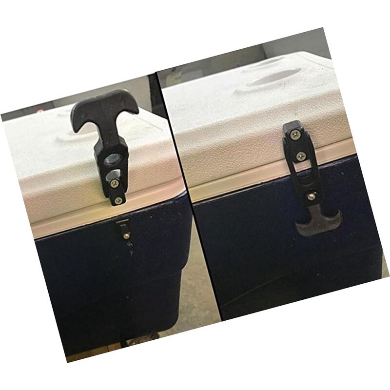 4 Stuks T-Handvat Rubber Flexibele Trekken Vergrendelingen Fit Voor Toolbox/Koeler/Golfkar/Landbouwmachines T-Toolbox Lock