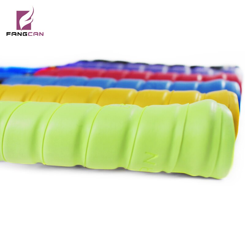 FANGCAN – coussin de poignée de Tennis en PU, 6 pièces, pour raquette de Badminton, avec crête en mousse