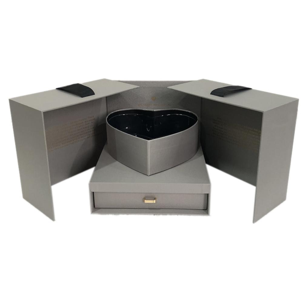 Flower Box DIY Box Cube Shape Box Innovative Box Anniversary Set For Birthday Anniversary Wedding And V: B