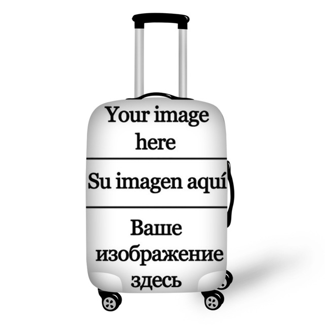 Leuke Corgi Hond Print Bagage Cover 18-32 Inch Case Koffer Covers Trolley Bagage Stof Beschermhoes Dekking Reizen accessoires: S / Beige