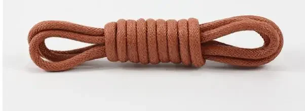 2 pares de cordones redondos finos encerados, cordones de zapatos de cuero, cordones de zapatos Unisex para botas y zapatos, 100cm/120cm/140cm/160cm: Oro / 100 cm