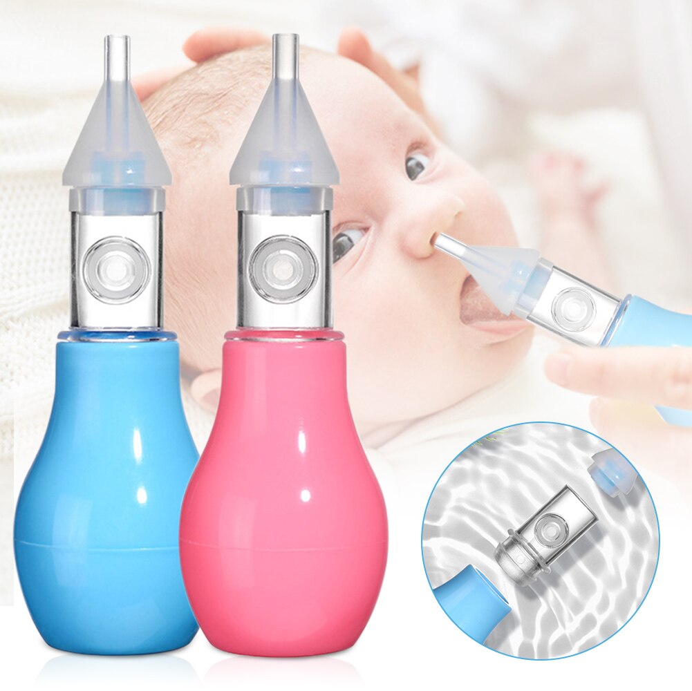 Neugeborene Kleinkind Silikon Nasal- Aspirator Pumpe Typ kalt Nasal- Schleim Reiniger Antibackflow Baby Nasal- Aspirator sicher Vakuum Saugnapf