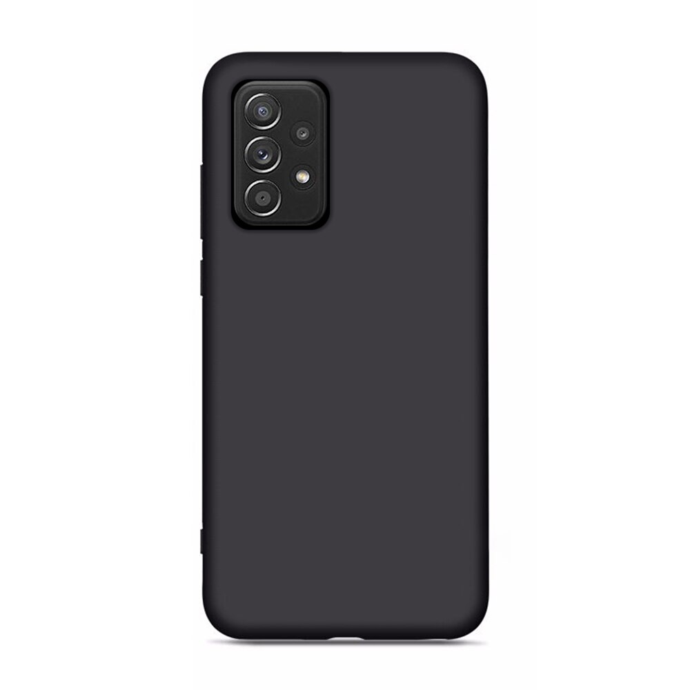 A32-Funda de silicona líquida para teléfono móvil, protector suave de 6,5 pulgadas A prueba de golpes para Samsung Galaxy A32 A 32 5G SM-A326B/DSN: A32 5G (6.5inch) / Black