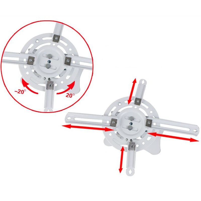 !! Universal LCD/DLP/LED Projector Ceiling Mount shorter Ceiling Bracket T717 !!