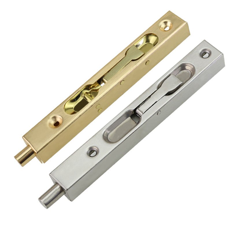 6inch Stainless Steel Hidden Door Bolt floor Dark Pin Box lock Latches Security Anti-Theft home Windproof door stopper hardware