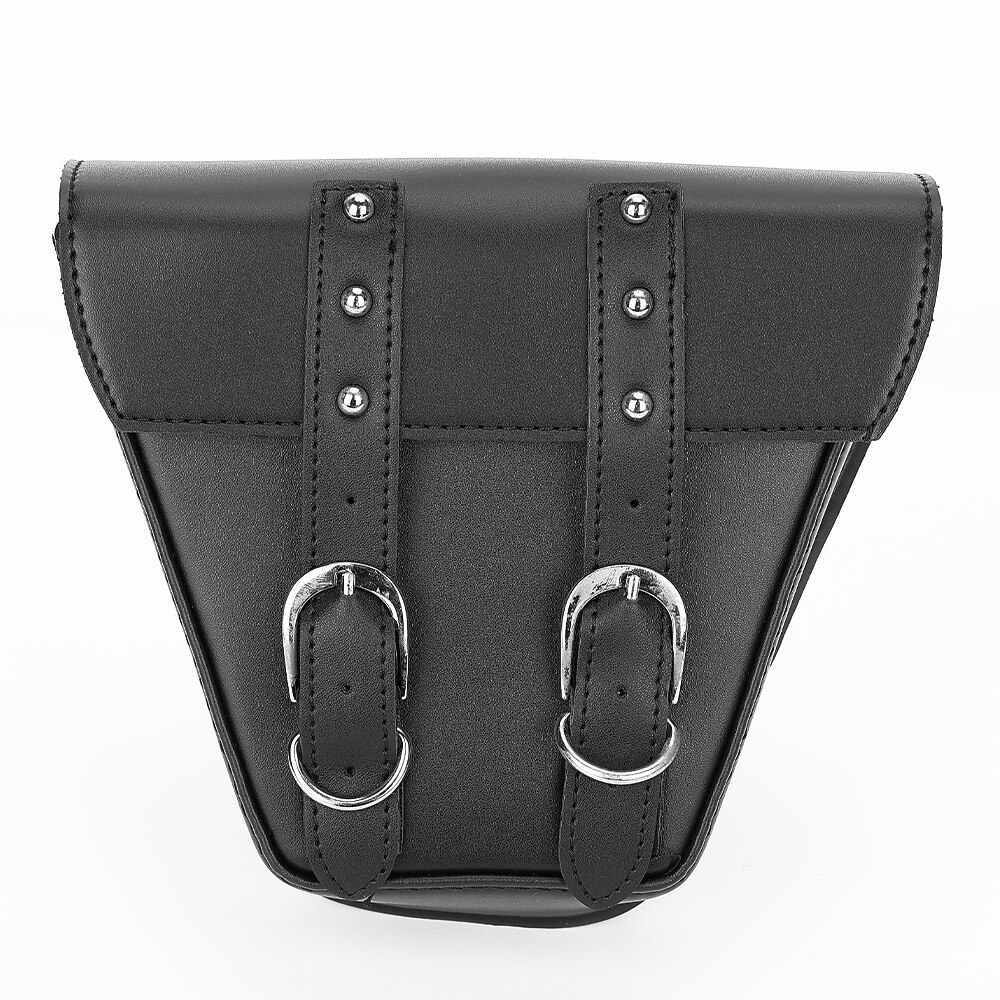 Motorrad Satteltaschen - Vintage Schwarz PU Leder Schwingentasche