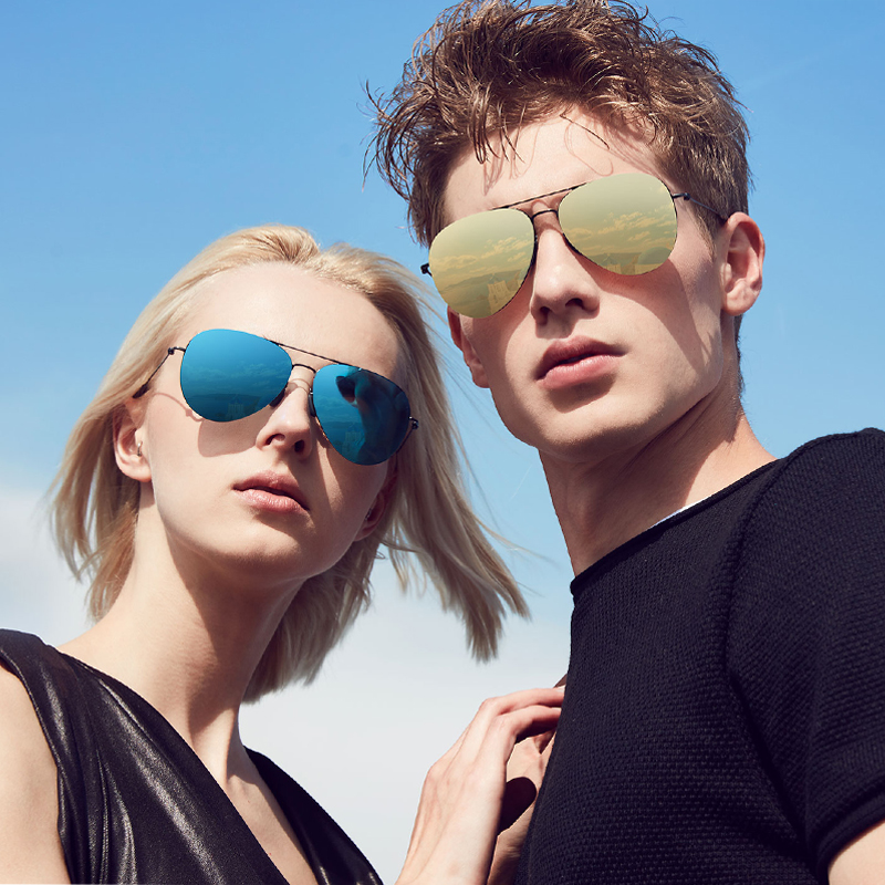 Xiaomi-gafas de sol Mijia Turok Stein TS, polarizadas de nailon, coloridas gafas de sol negras a la 100% a prueba de rayos UV, unisex