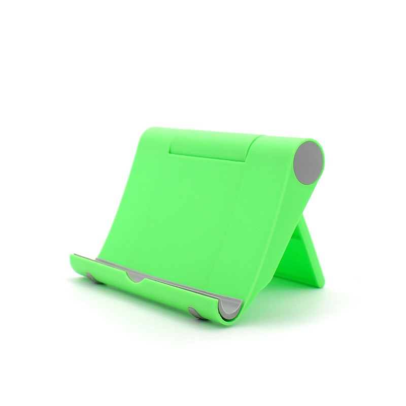 Nowy Tablet biurkowy i uchwyt na telefon plastikowy składany uchwyt ogólny potrząsający dźwiękiem leniwy uchwyt do ładowania: C-green
