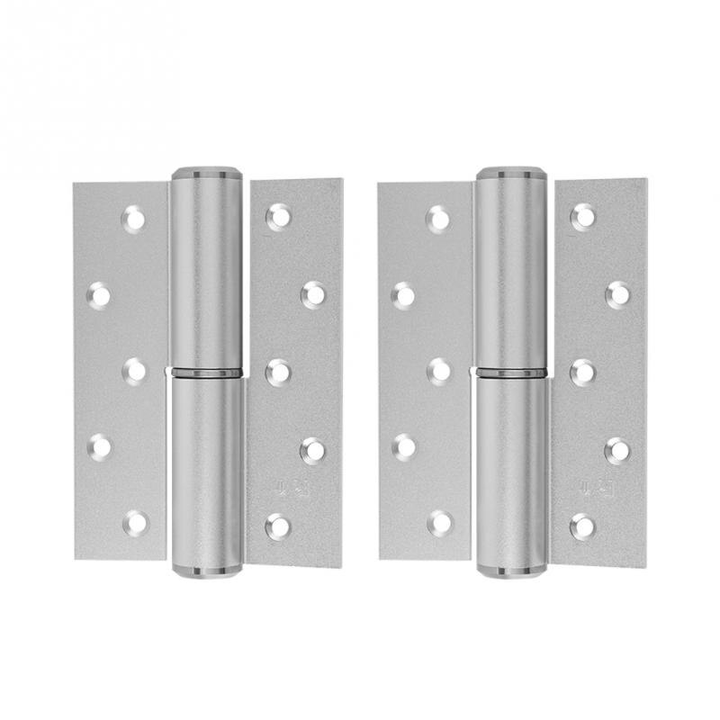 5inch H-shaped Mute Hydraulic Buffer Hinge Automatic Right Open Closing Hinge Door Closer Sand Silver deurscharnieren