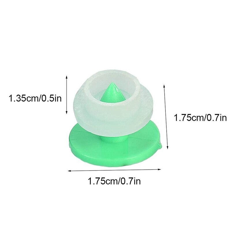 100 Stuks Plastic Dier Vee Oormerk Voor Konijn Vos Hond Marker Label