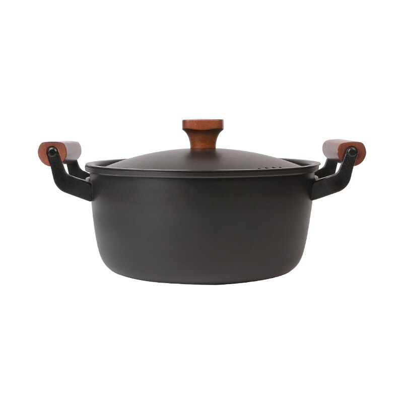 24cm ancien fer Wok soupe Pot maison ragoût Pot ragoût non enduit antiadhésif ustensiles de cuisine Pot