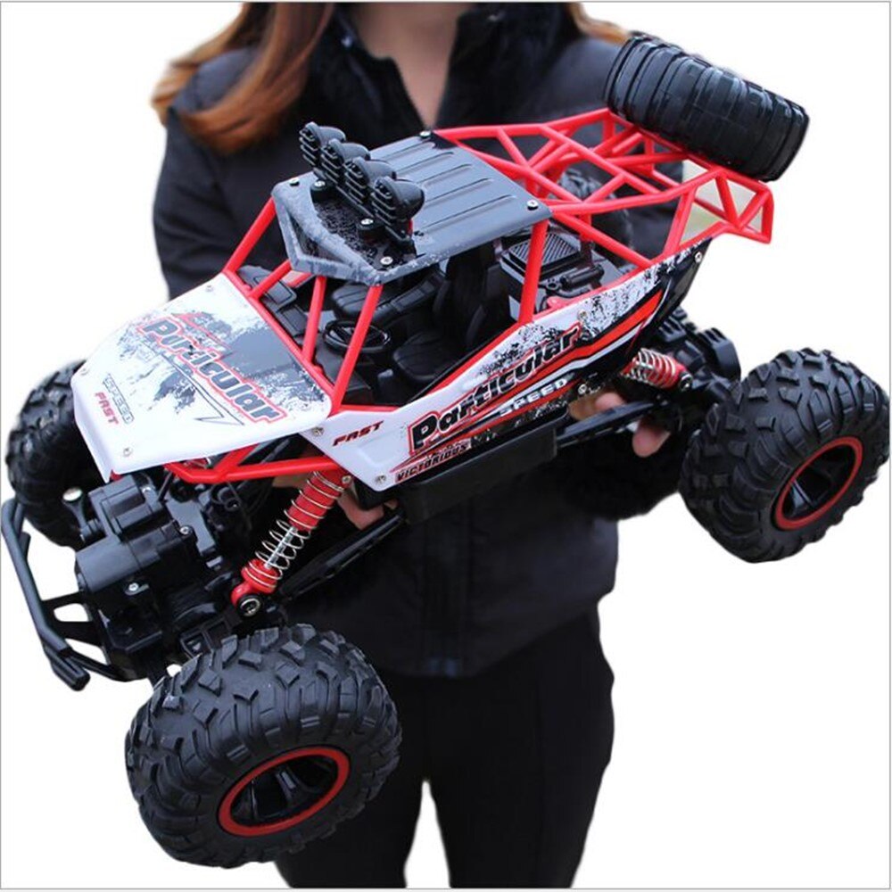 1:12 1:16 4WD RC Autos 2,4G Fernbedienung Modell Buggy High speed Off-Road Fahrzeug klettern Lkw Spielzeug jeeps für Jungen Kinder: 37cm red
