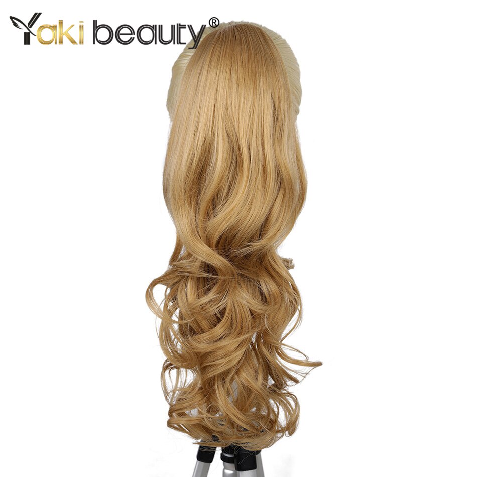 Synthetic Claw Ponytail Long Body Natural Wave 20Inch 180g High Temperature Fiber For Women By Yaki Beauty: #27