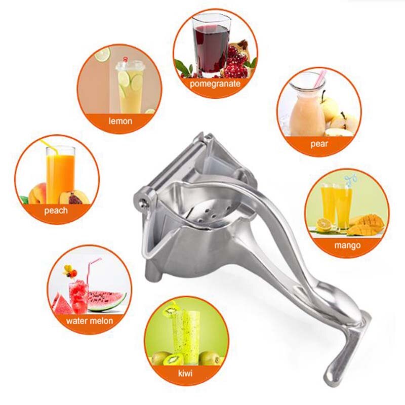 Manual Fruit Squeezer Aluminum Alloy Hand Pressure Juice Pomegranate Orange Lemon Sugar Cane Kitchen Juicer Tool