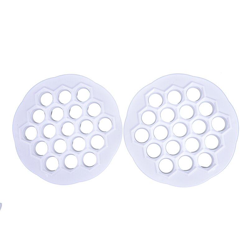 Køkkenbagværk værktøj 21x 2cm dumpling form gør det selv ravioli dumpling maker køkken dej pressemaskine 19 huller