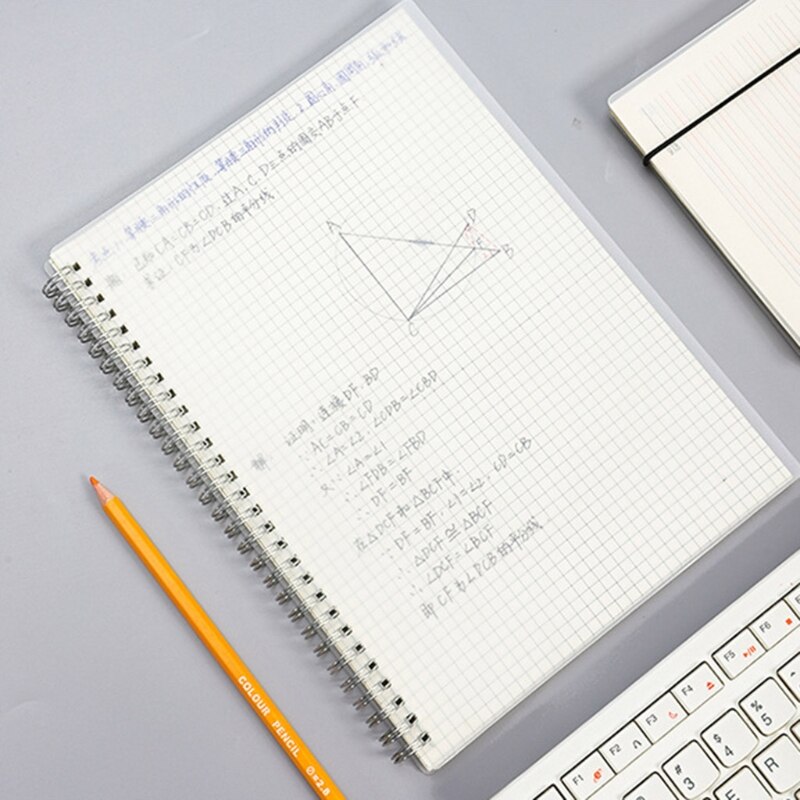 A5 Journal Diary Book English/Horizontal Line/Grid Notebook Daily Weekly Planner Note Pads Time Management Planner School Suppli