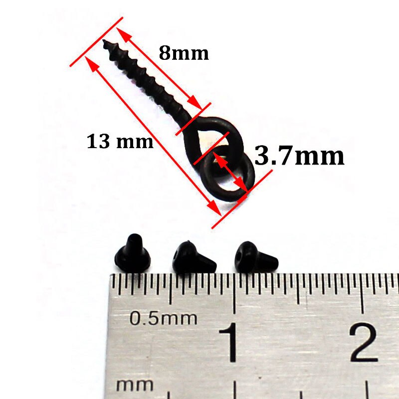 70Pcs Carp Fishing Accessories Bait Screw Hook Stopper Carp Bait Holder Boilies Insert Stoppers for Fishing Chod Rig Tackle Tool