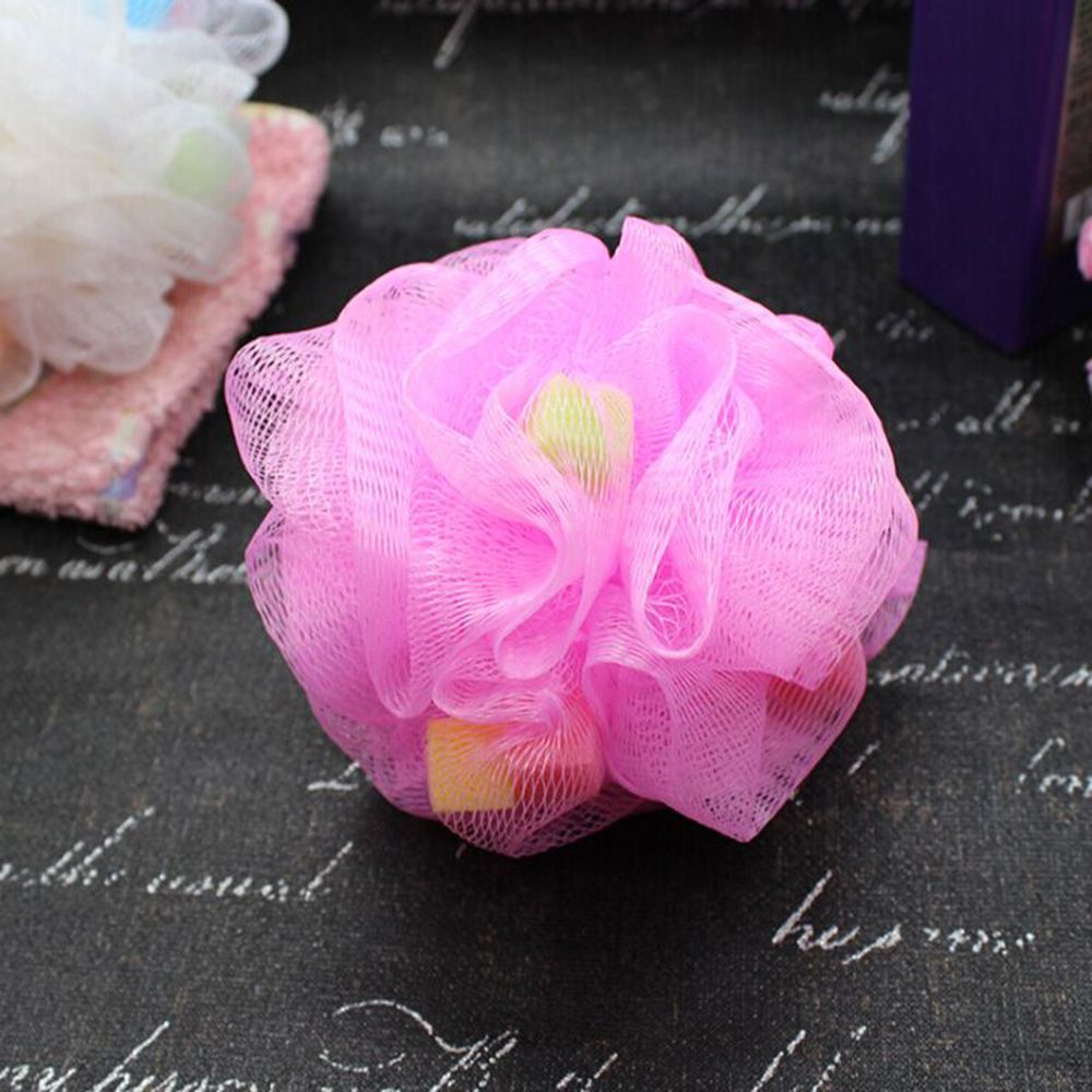 Body Cleaning Bubble Shower Flower Soft Sponge Bath Ball Nylon Scrubber Loofah