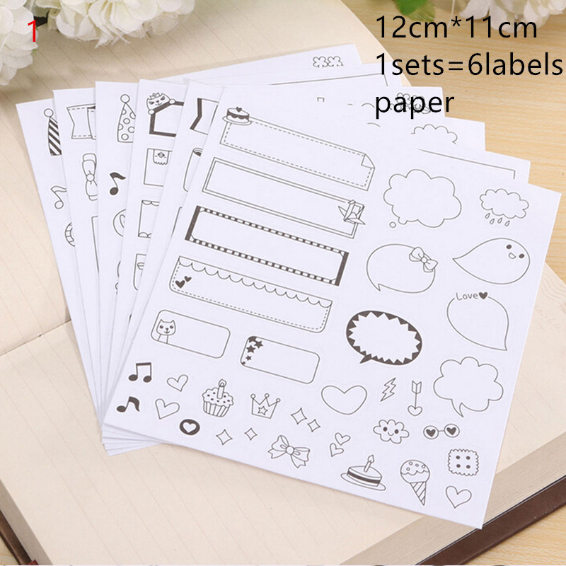 Self Adhesive Label Blank Note Label Bar Sticky White Writable Name Stickers Office School Stationery Supplies