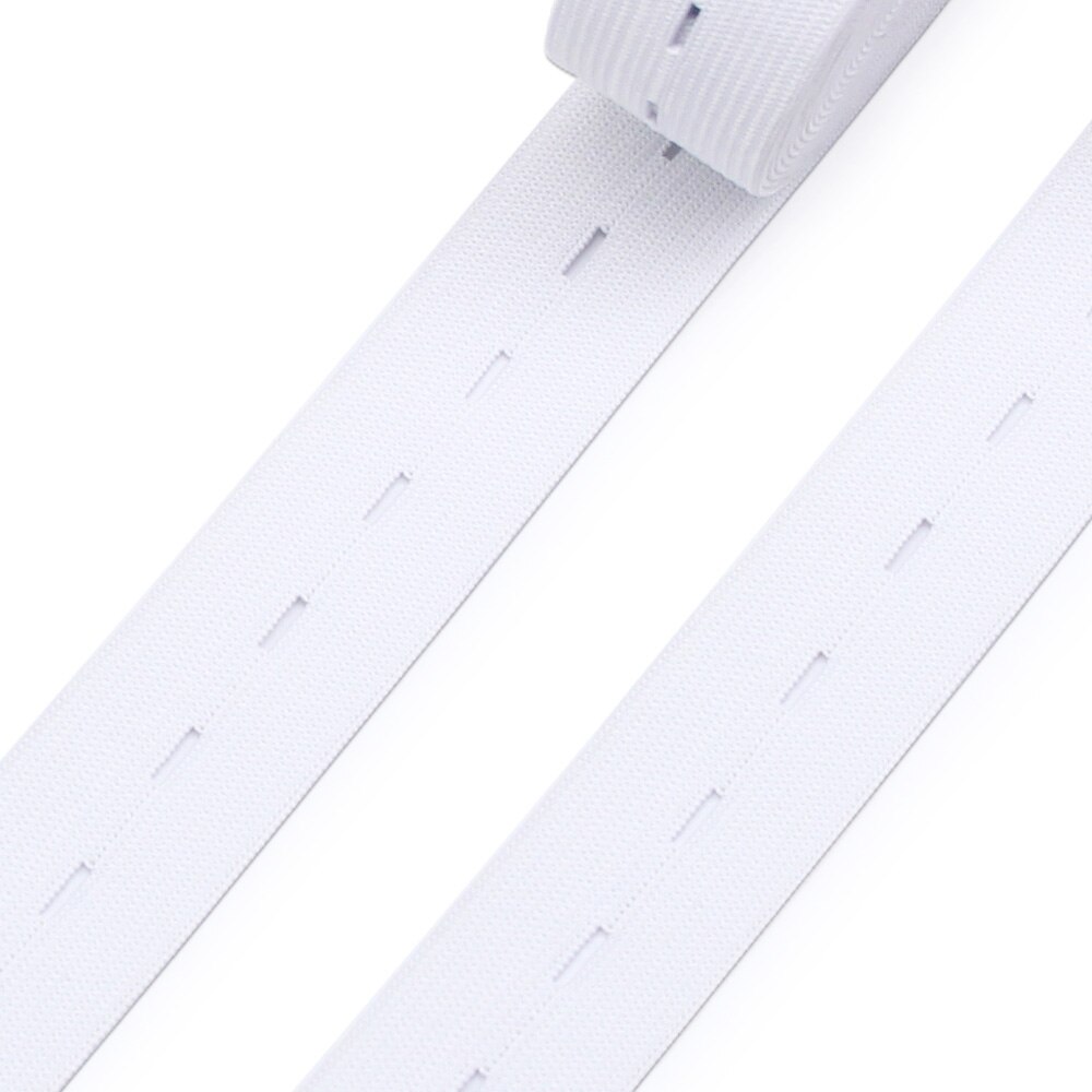 8 hilo negro blanco banda elástica plana cinta de goma para coser ropa pantalones accesorios cinturón elástico cinta ropa DIY: Cobre envejecido / 30 mm / 1 mes
