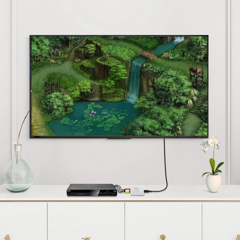 for TV Box AV to VGA Converter AV to VGA TV to Display Conversion Line