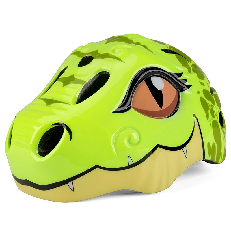 SchöNe Karikatur freundlicher freundlicher Fahrrad Helm freundlicher Sport Rolle skaten Art Sicherheit Helme mit lichter 3-10 Jahre: Licht Grün