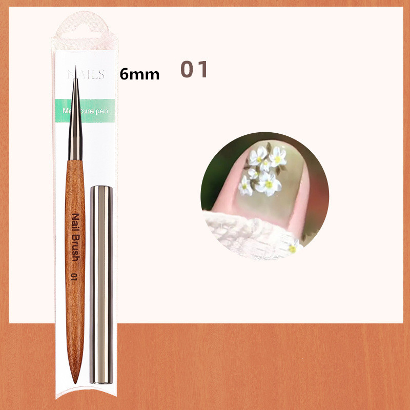 Juego de pinceles para decoración de uñas, 12 Uds., pincel para delineador de uñas, bolígrafo para pintar uñas, pinceles acrílicos para Gel UV, herramienta de manicura ombré de cristal, pincel para uñas: Verde claro