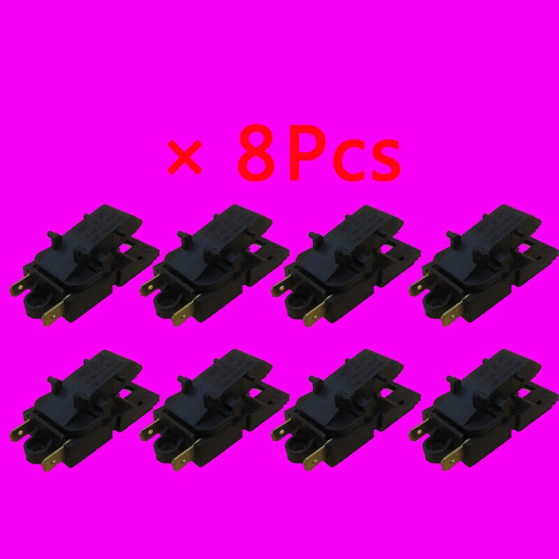 8Pcs 10A Electric Kettle Parts Electric Kettle Thermostat Switch 2 Pin Terminal Spare Replacement Parts Kitchen Appliance Parts