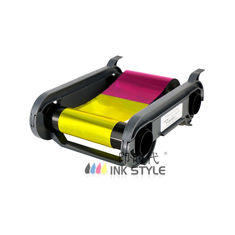 R5F008EAA YMCKO Full Color Panel Ribbon 300prints use in Evolis Primacy Zenius Duplex Card Printer