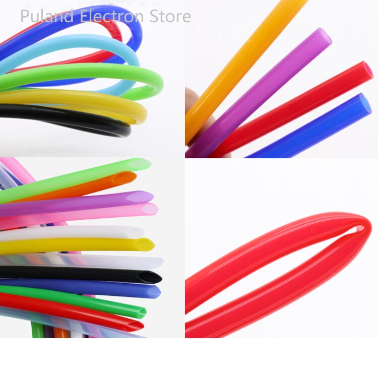 2x4 Silicone Tube ID 2mm OD 4mm Flexible Rubber Hose Thickness 1mm Fo Grade Soft Milk Drink Pipe Water Connector Colorful