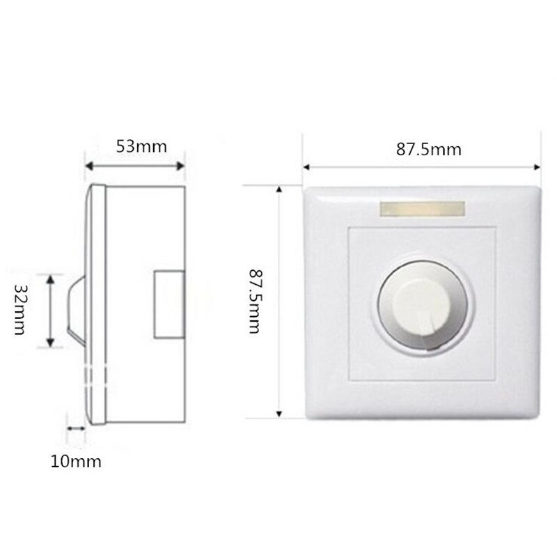 Led strømforsynings controller pwm led lysdæmper switch ir fjernbetjening justerbar lysstyrke kontrol dæmpbar lys cob lamper  ac110v-240v