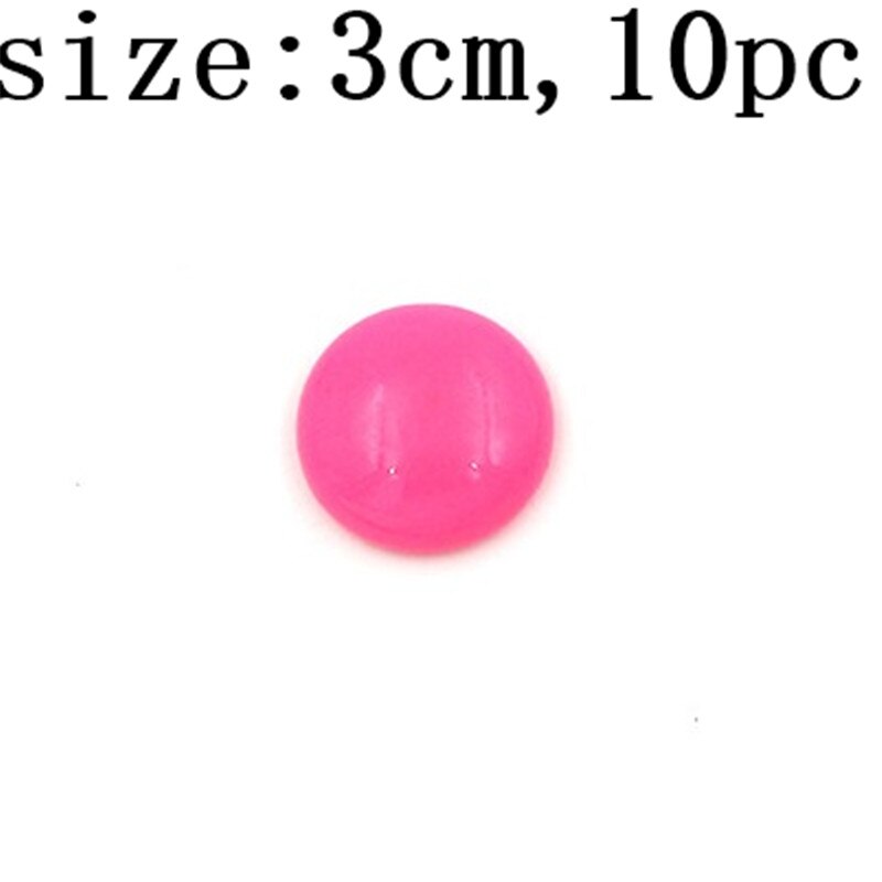 5/10 stuks ronde plastic koelkastmagneten, kleurrijke koelkastmagneten, kantoormagneten voor whiteboards, decoratieaccessoires voor thuis en in de keuken.: 10 stuks - roze