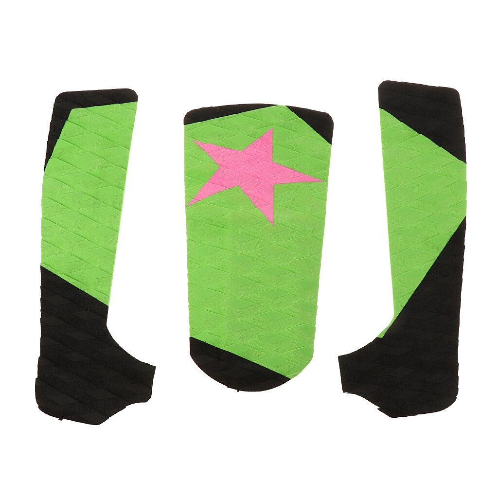 3 piece Surfing Surfboard Traction Tail Pads Surfing Surf Deck Grips Accessories