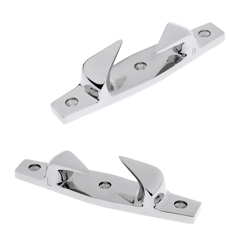 2x polerowany 6 ''łódź ze stali nierdzewnej Fairlead klin klin akcesoria żeglarskie