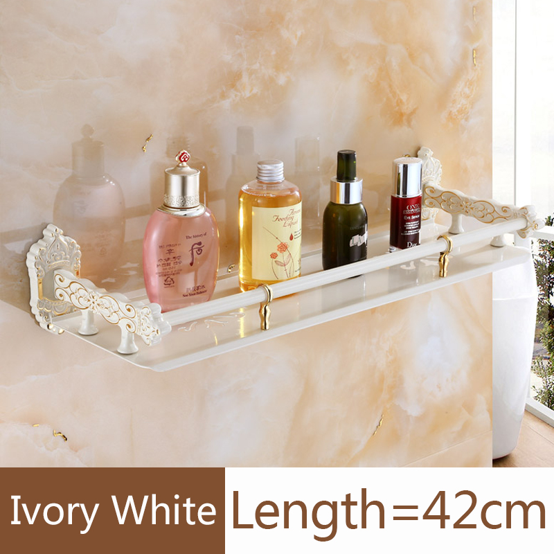 Mensola per bagno antica mensola angolare per doccia mensola singola in metallo a parete per bagno di lusso scaffali per cosmetici neri: Borgogna