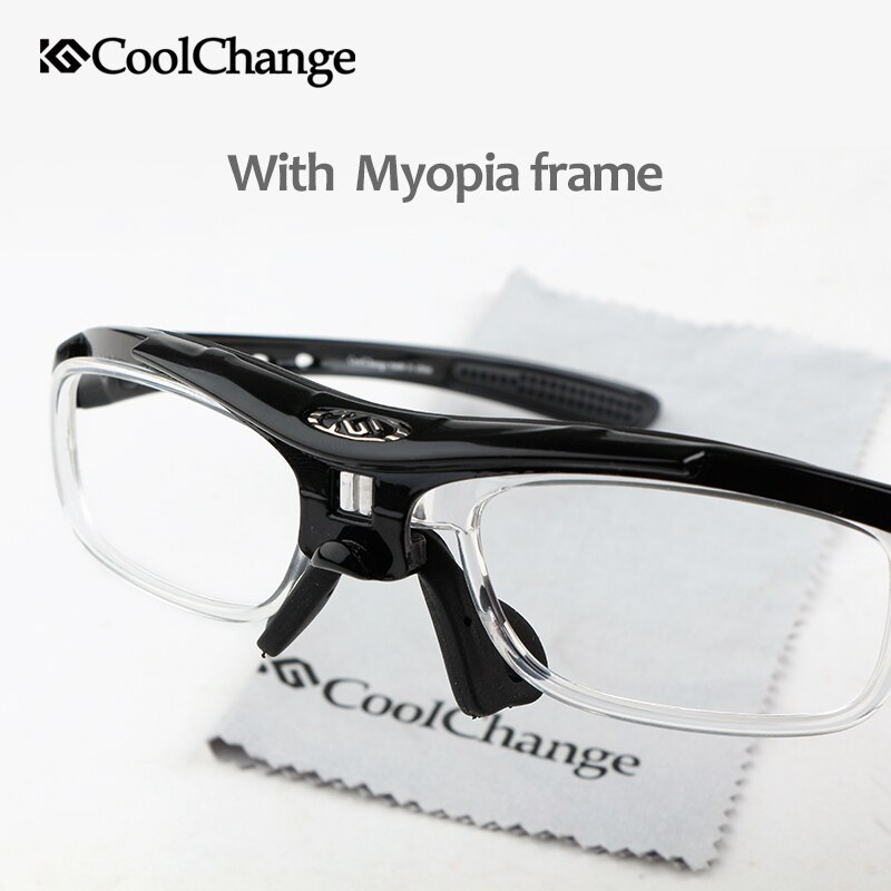 CoolChange Professionele Gepolariseerde Fietsbrillen Bike Goggles Sporten Fiets Zonnebril Met 5 Lens Bijziendheid Frame