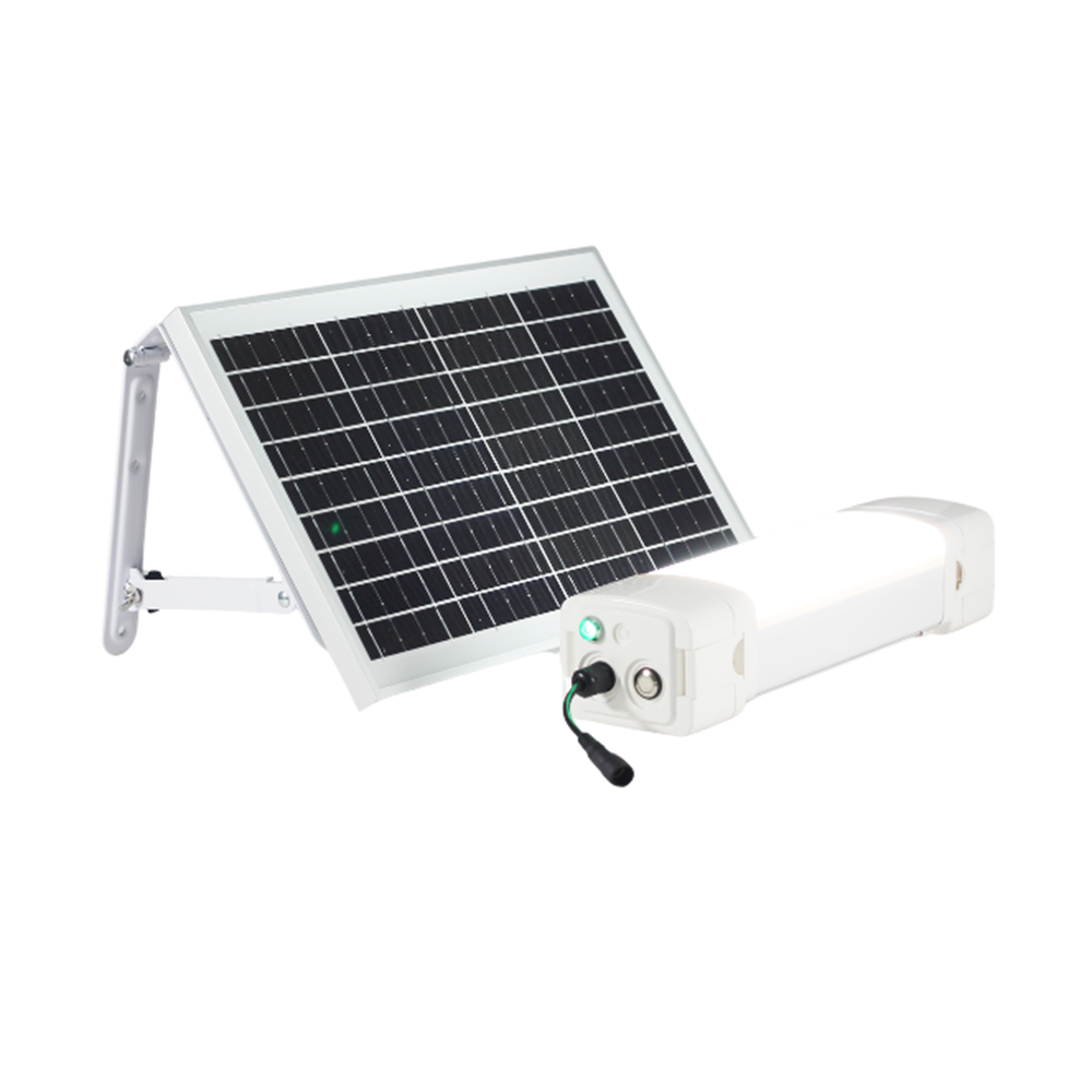 Solar Batten Light with Daylight Sensor Waterproof IP65 for Outdoor parking lot Bus platform gazebo