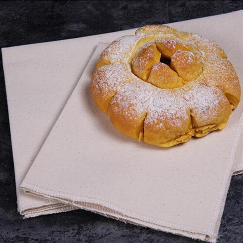 Trapo de lino para fermentación de masa, utensilio de cocina en tela en lino para horneadores, sartenes y repostería, hecho para hornear barras de pan
